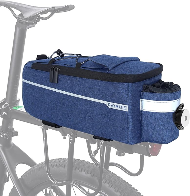 Bike Rear Rack Bag with Tail Light