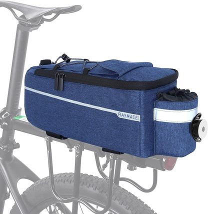 Bike Rear Rack Bag with Tail Light