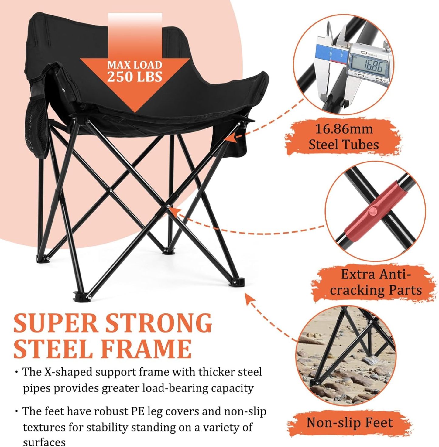 Outdoor Camping Chair for Adult