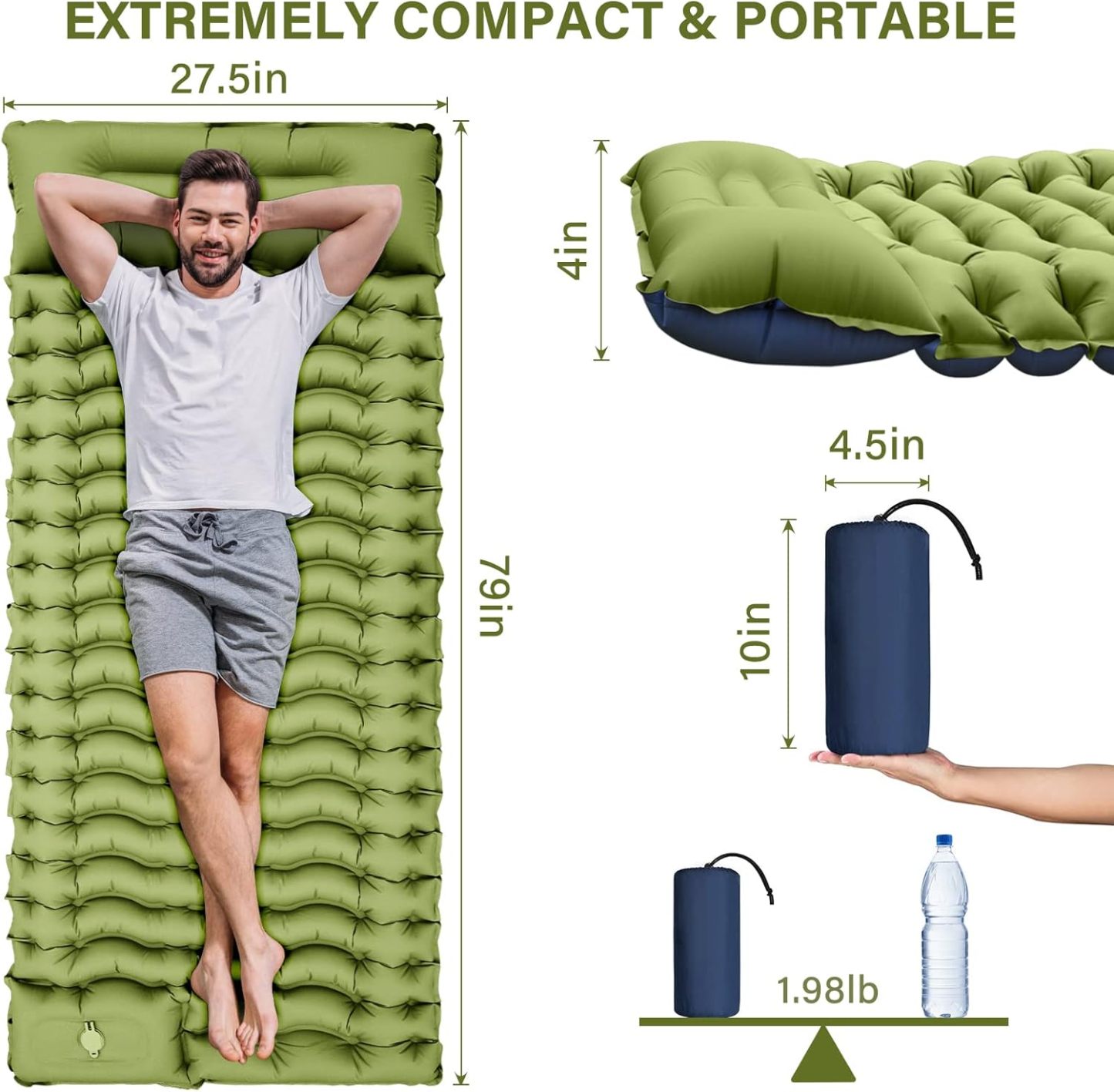 Camping Sleeping Pad Ultralight Camping Mat