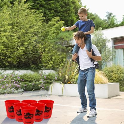Outdoor Giant Yard Pong Game Set Outdoor Toss Game Throwing Game for Beach, Camping, Lawn and Backyard