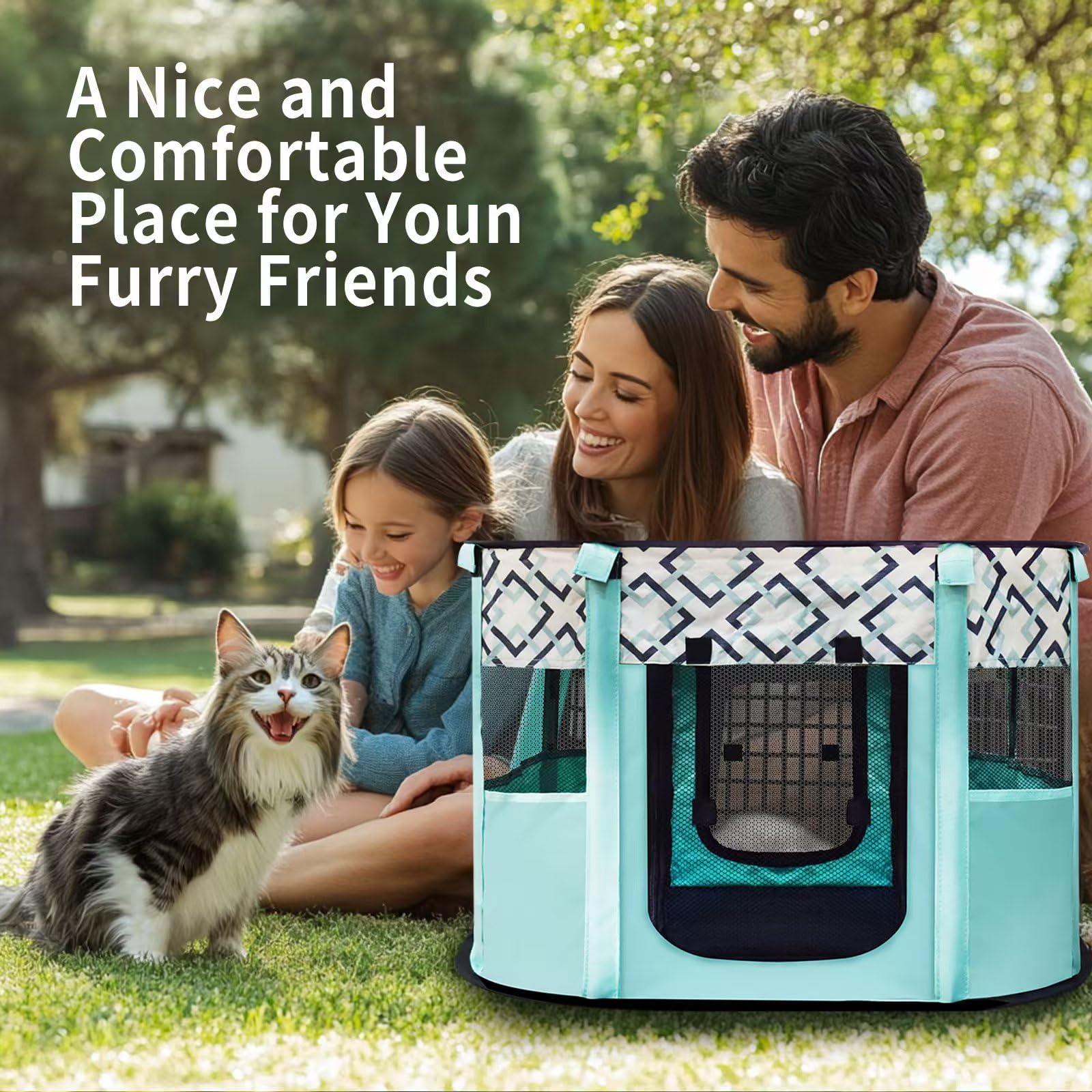 Foldable Portable Pet Playpen