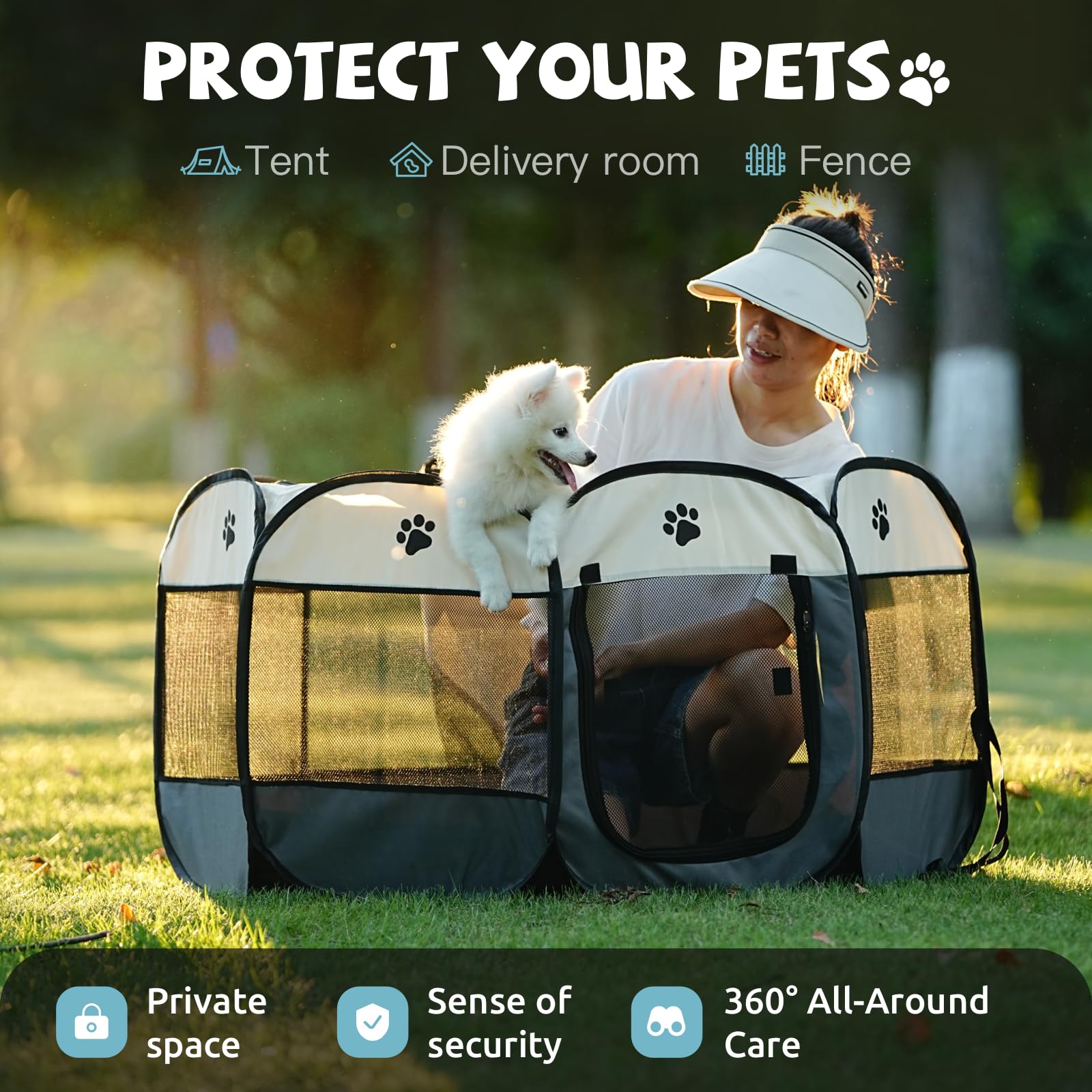 Foldable Portable Pet Playpen