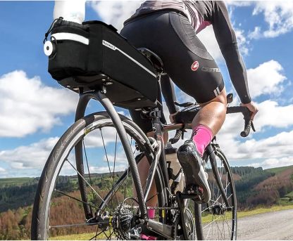Bike Rear Rack Bag with Tail Light