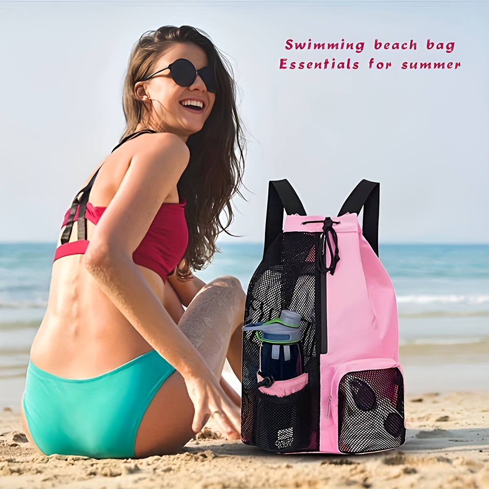 Running Clothing Accessories Quick Dry Mesh Beach Bag