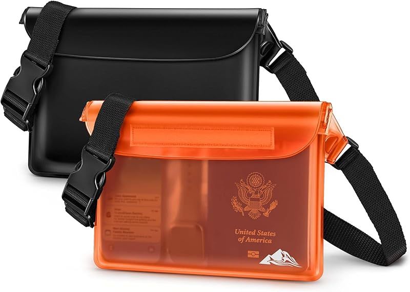 Waterproof Fanny Pack, Waterproof Pouch Dry Bag 2/3/4 Pack for Phone Passport Purse