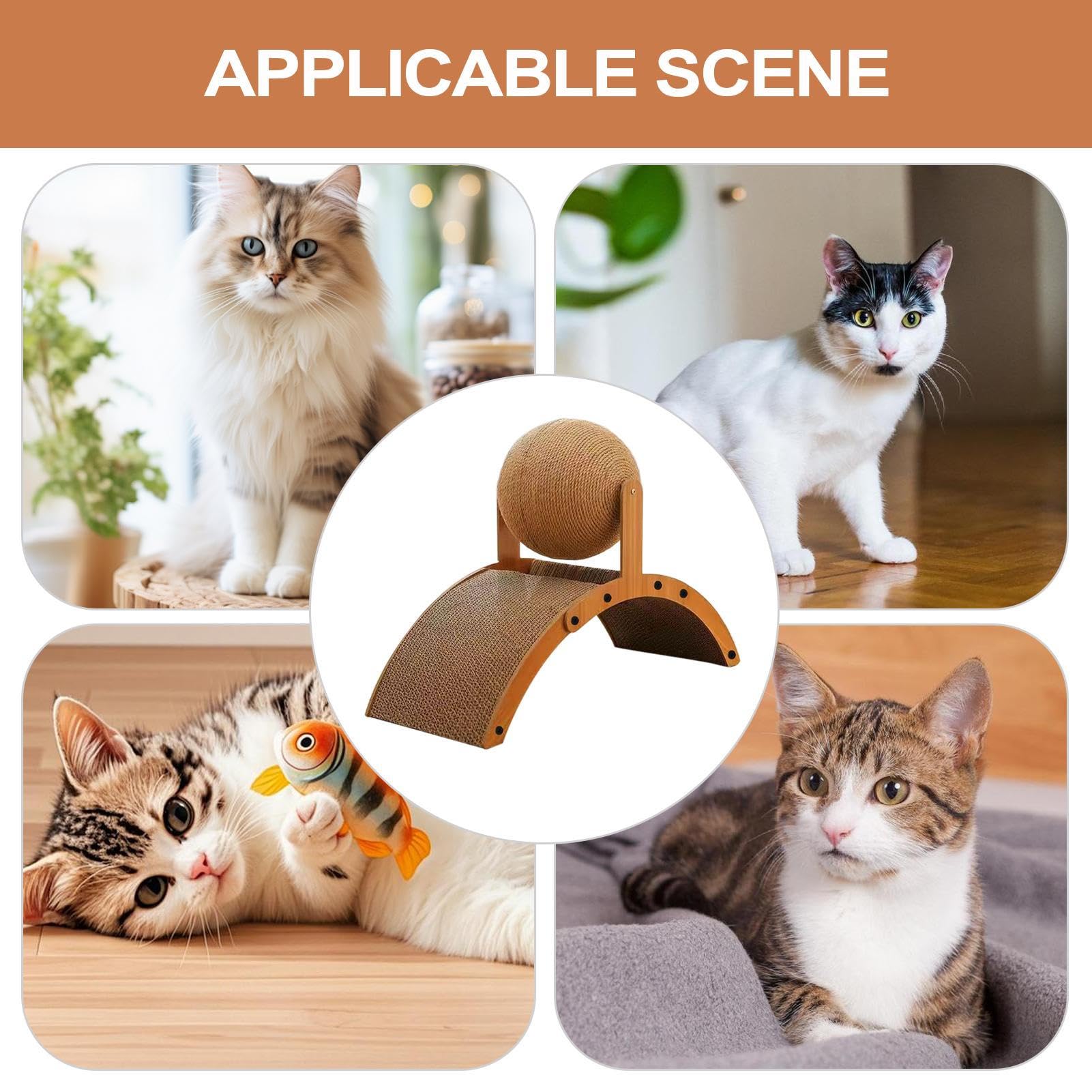 Sisal Cat Scratching Ball Toy