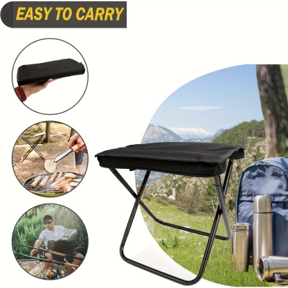 Portable Outdoor Picnic Camping Stool with Carry Bag