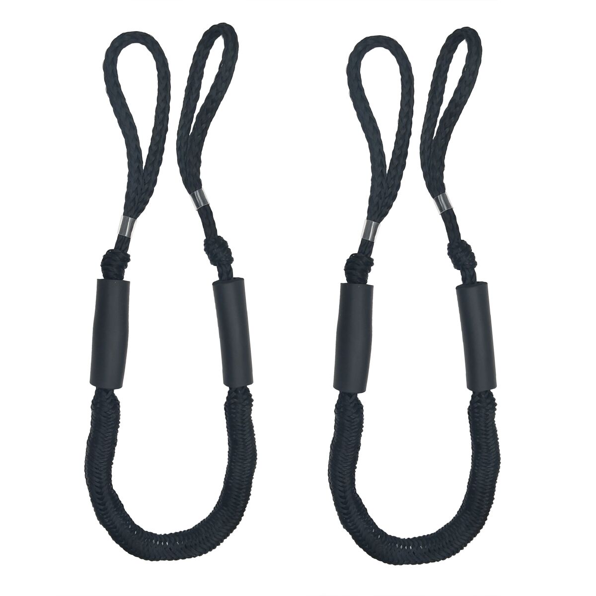 Secure 4Ft Boat Bungee Dock Lines - 1pc/2pcs Boat Dock Accessories for Kayak