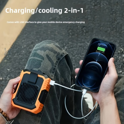 Three-in-One Portable Fan With Mobile Power
