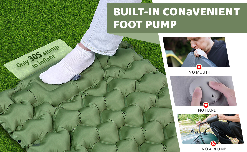 Comfortable sleeping pad