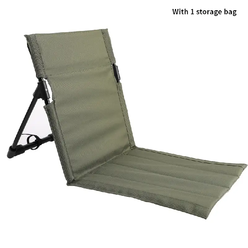 Outdoor Portable Light Aluminum Chair Camping Beach Folding Moon Chair Self