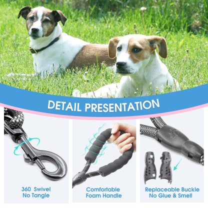 Reflective Dog Leash With Comfortable Padded Handle