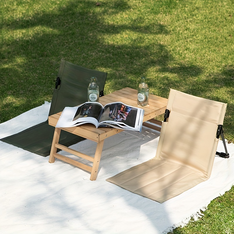 Outdoor Portable Light Aluminum Chair Camping Beach Folding Moon Chair Self