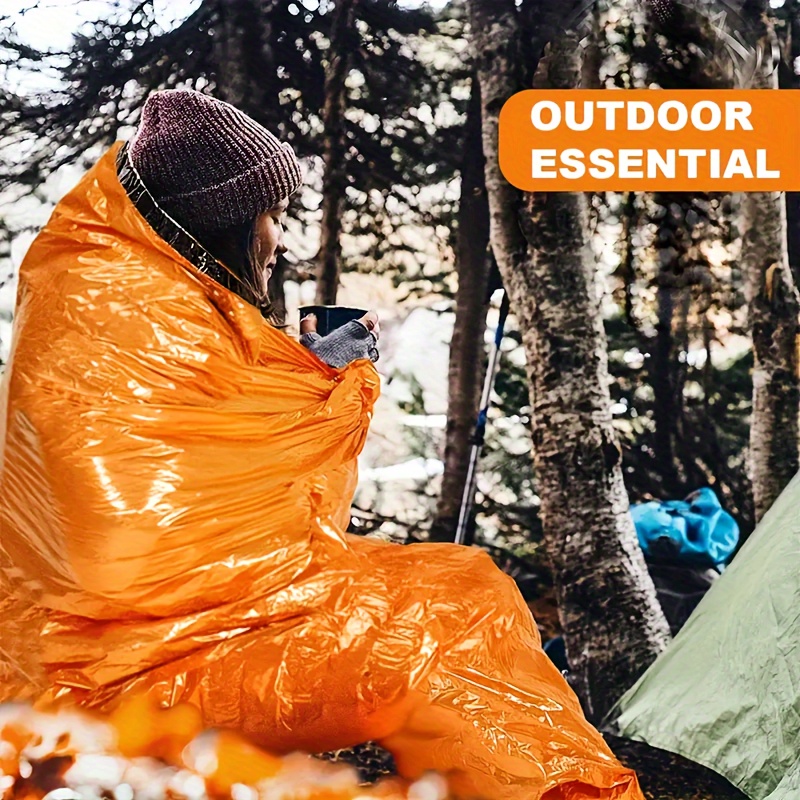 2pcs Portable Emergency Survival Sleeping Bag Camping & Travel