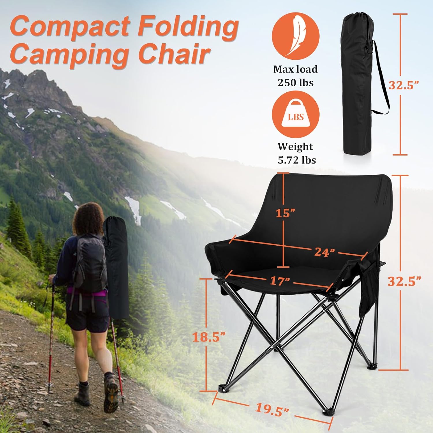 Outdoor Camping Chair for Adult