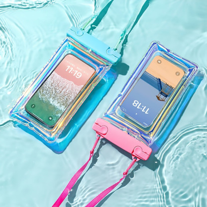 Floating Laser Waterproof Phone Bag with Touch Screen Function