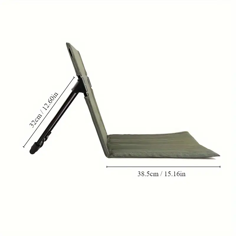 Outdoor Portable Light Aluminum Chair Camping Beach Folding Moon Chair Self