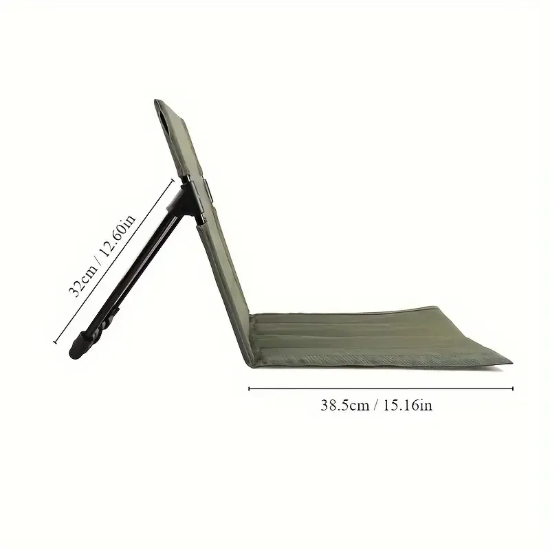 Outdoor Portable Light Aluminum Chair Camping Beach Folding Moon Chair Self
