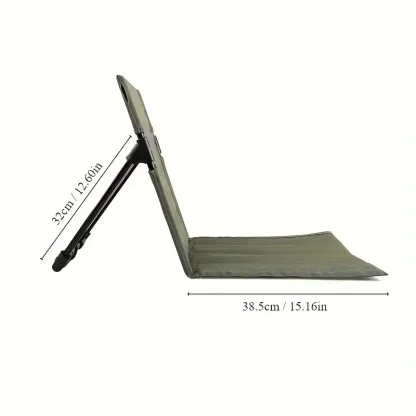 Outdoor Portable Light Aluminum Chair Camping Beach Folding Moon Chair Self