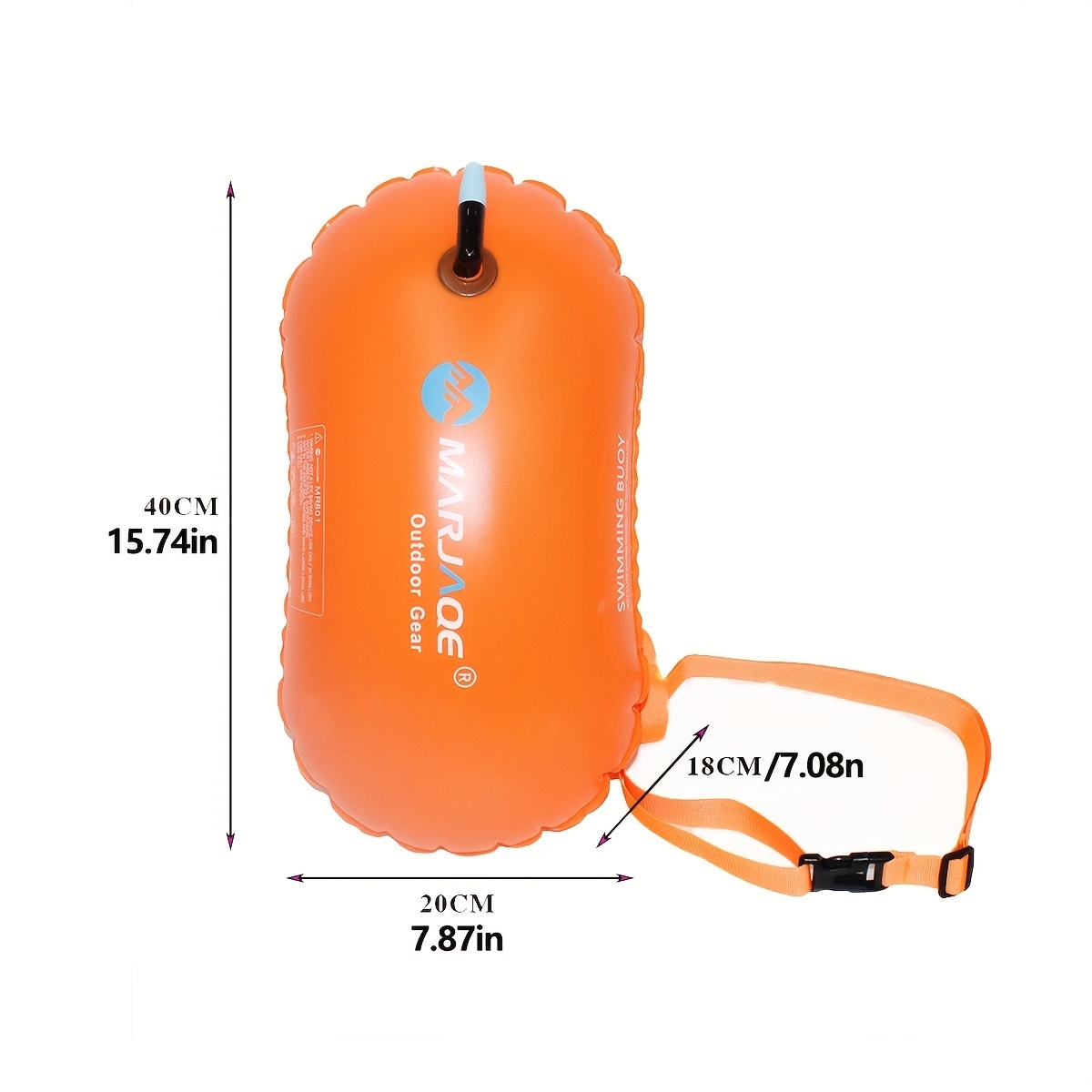 3-Color Inflatable Water Safety Buoy Ergonomic Design