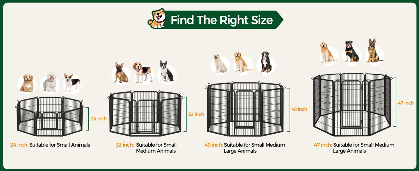 8 Panels Pet Dog Fence Puppy Training Cage Stretch Folding Fence Game Fence Safety Fence