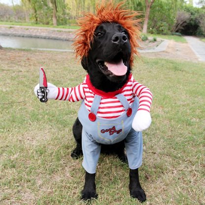 Pet Deadly Doll Dog Clothes for Small Large Extra Large Dogs Pets