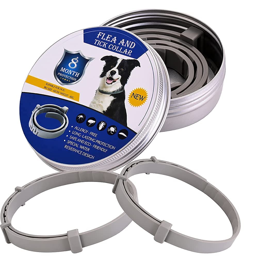 Pet Flea and Tick Treatment and Prevention Collars