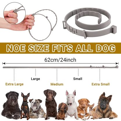 Pet Flea and Tick Treatment and Prevention Collars