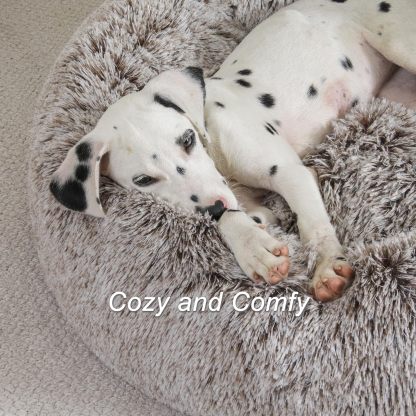 [Cozy | Plush] Soft Faux Fur Cozy Plush Paw-Shaped Pet Bed 