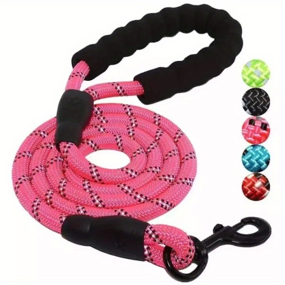 Reflective Dog Leash with Comfort Padded Handle