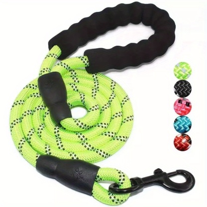 Reflective Dog Leash with Comfort Padded Handle