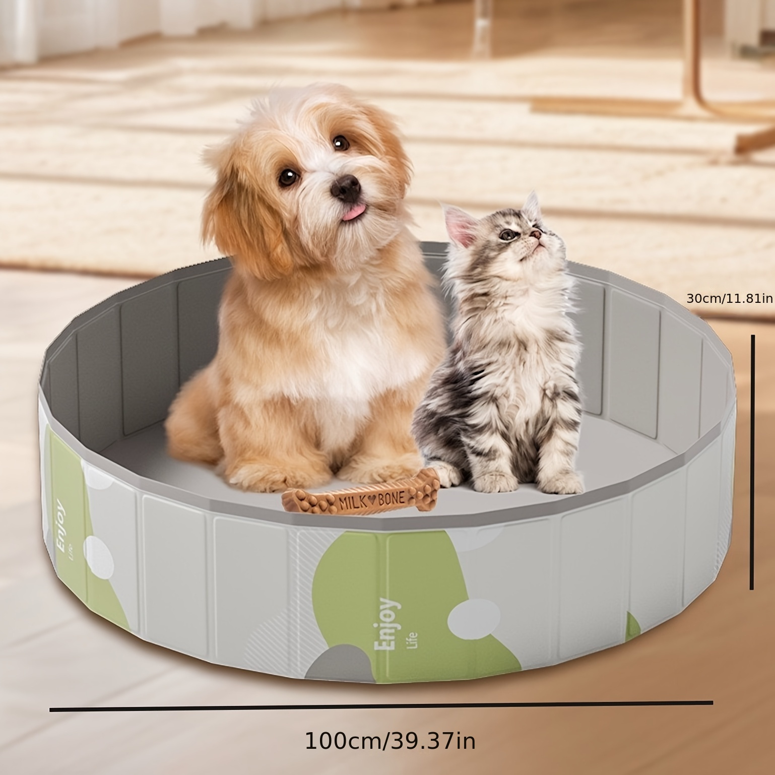Foldable Dog Swimming Cooling Bathtub