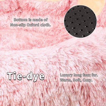 [Cozy | Plush] Soft Faux Fur Cozy Plush Paw-Shaped Pet Bed 