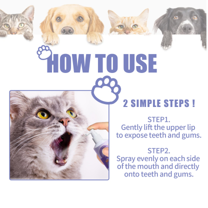 NO BRUSHING PET ORAL CARE SPRAY