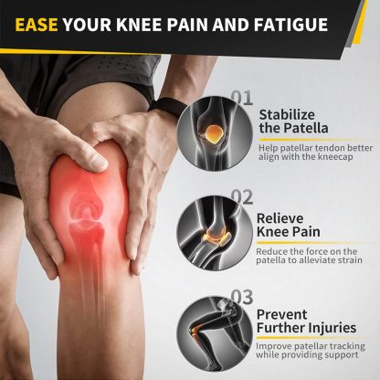 2 Pack Knee Braces for Women and Men, Patella Knee Support Strap, Basketball, Running, Hiking, Volleyball, Tennis, Squats