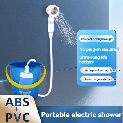 Wireless Camping Shower Kit - Portable