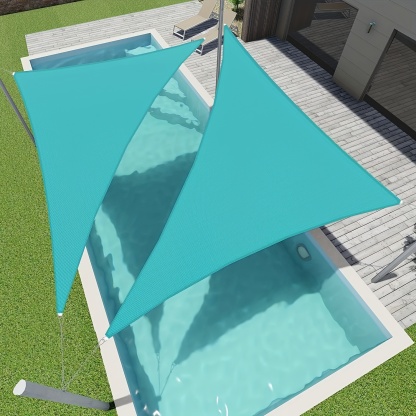 Sunshade Sail Light Gray Outdoor Canopy Sunshade