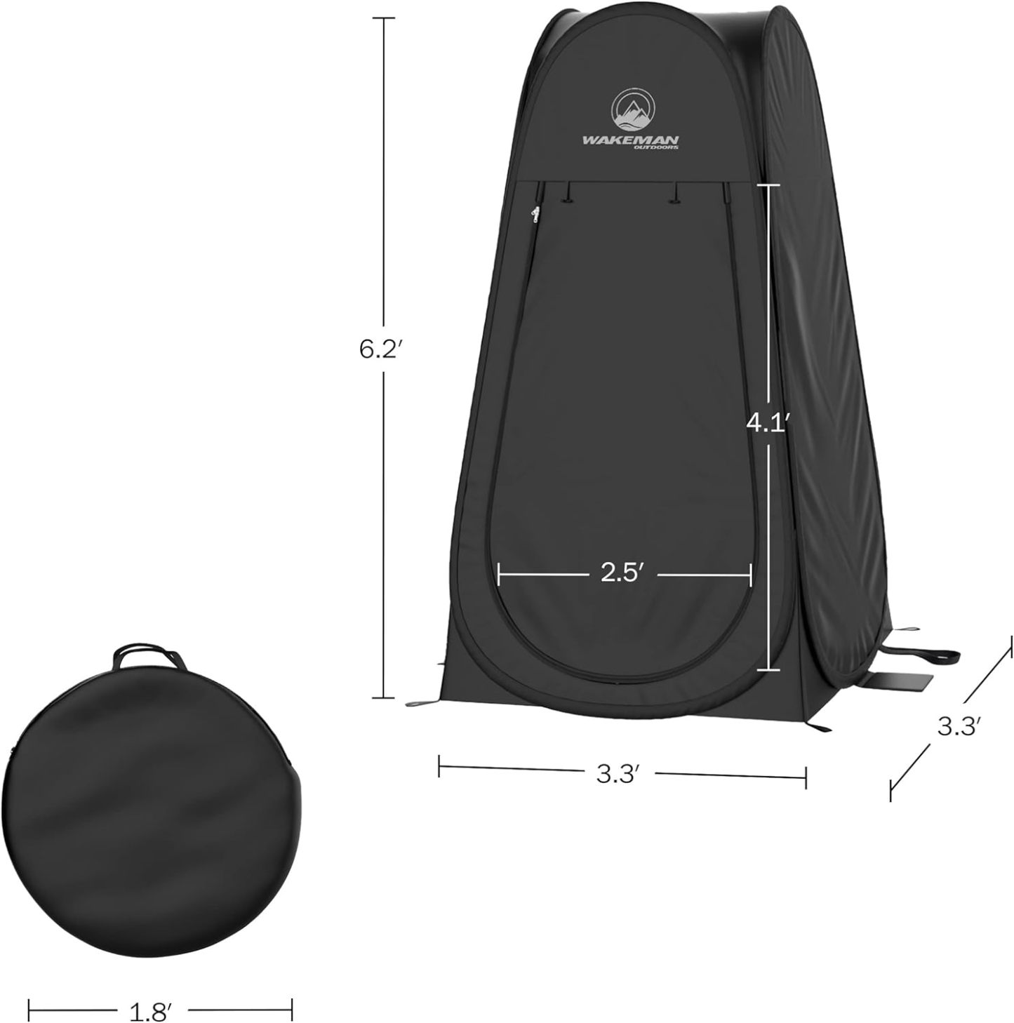 Pop Up Pod - Privacy Shower Tent Dressing Room