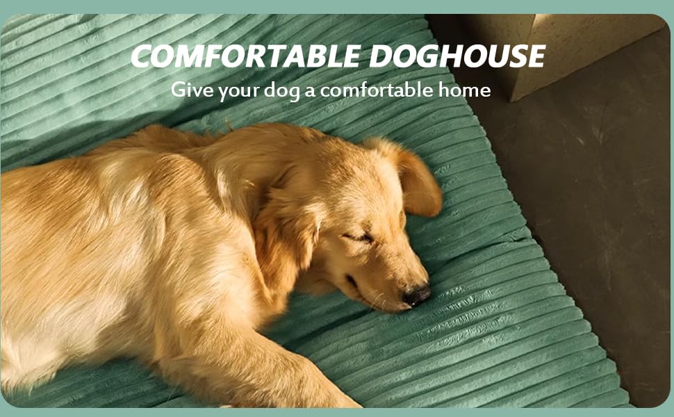 COMFORTABLE DOGHOUSE