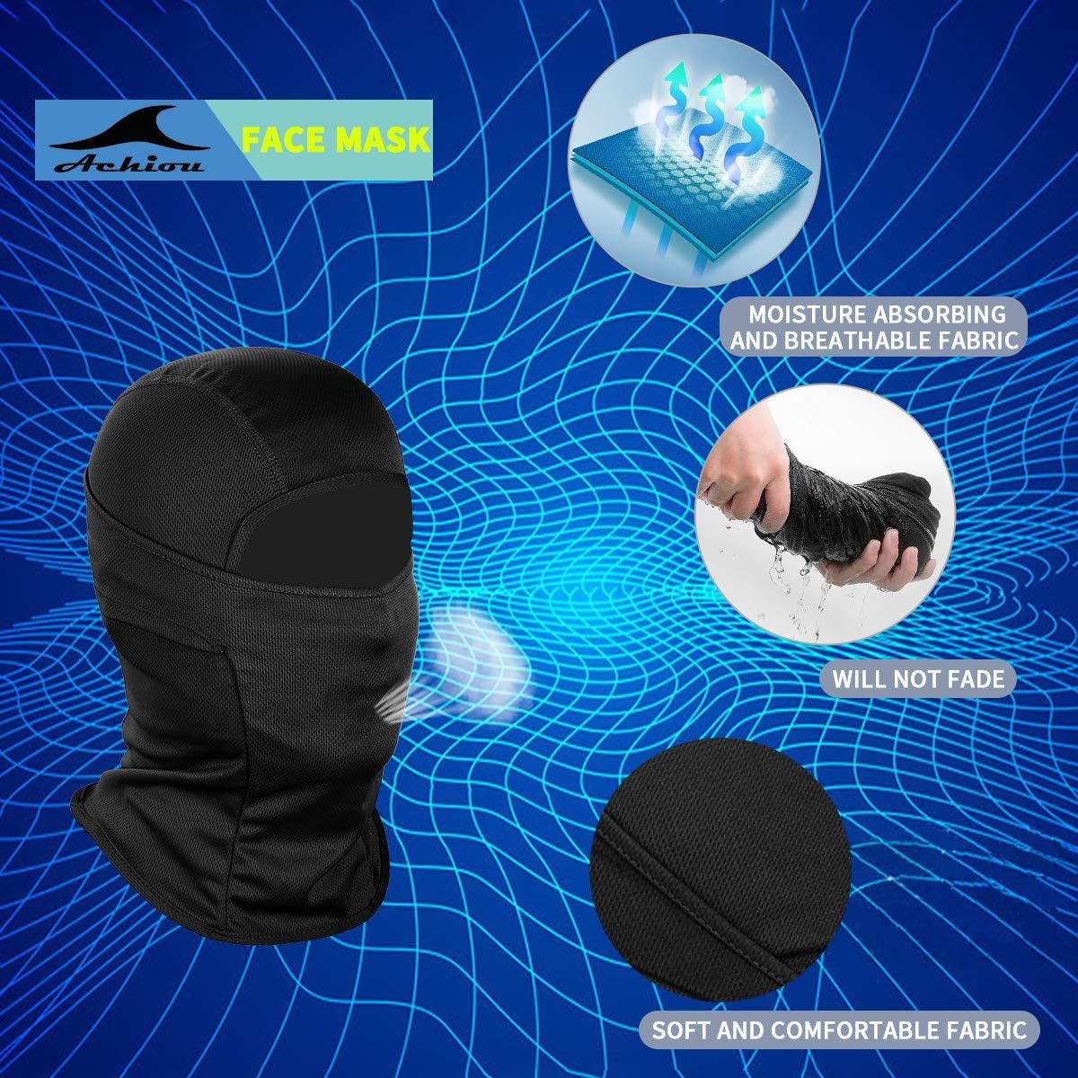 Ski Mask for Men Women, Balaclava Face Cover, Shiesty Mask UV Protector Lightweight