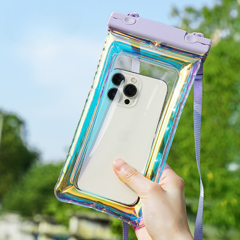 Floating Laser Waterproof Phone Bag with Touch Screen Function