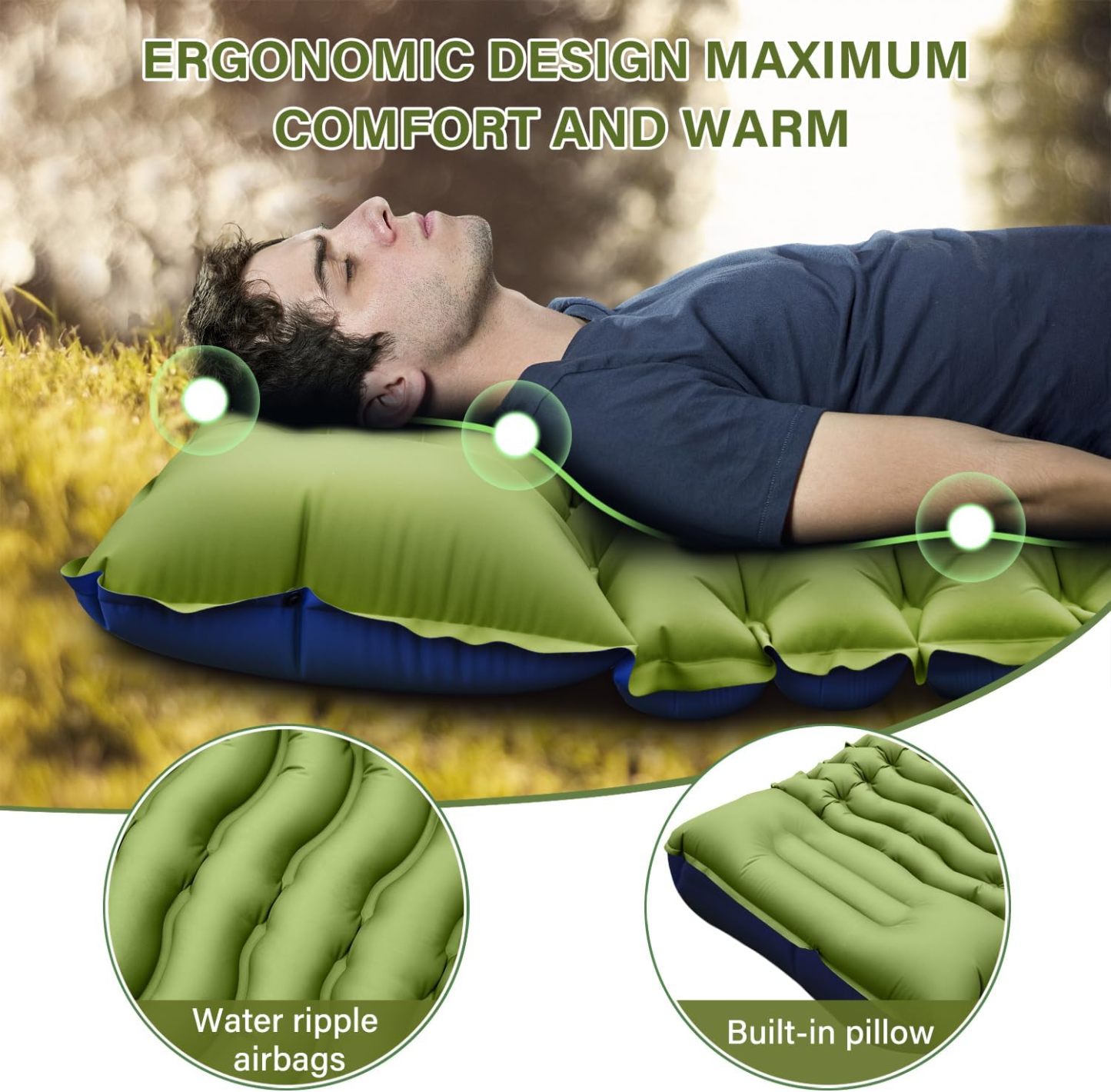 Camping Sleeping Pad Ultralight Camping Mat