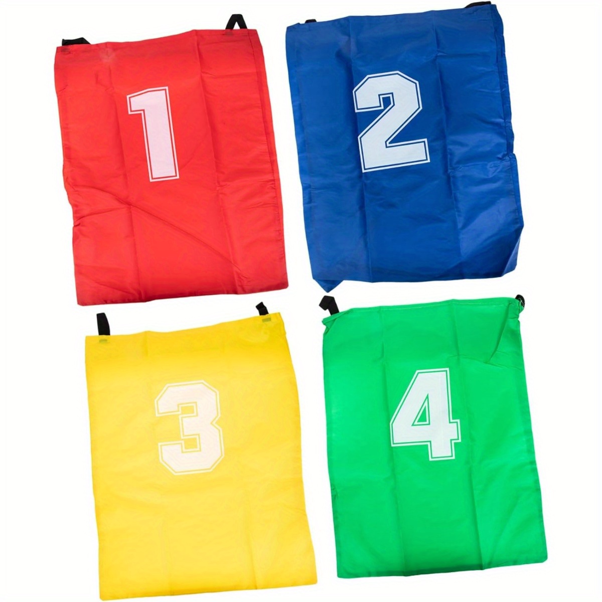 Set of 4 Outdoor Jumping Bags for Potato Sack Races, Perfect for Carnival Party Games And Racing Activities
