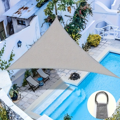 Sunshade Sail Light Gray Outdoor Canopy Sunshade