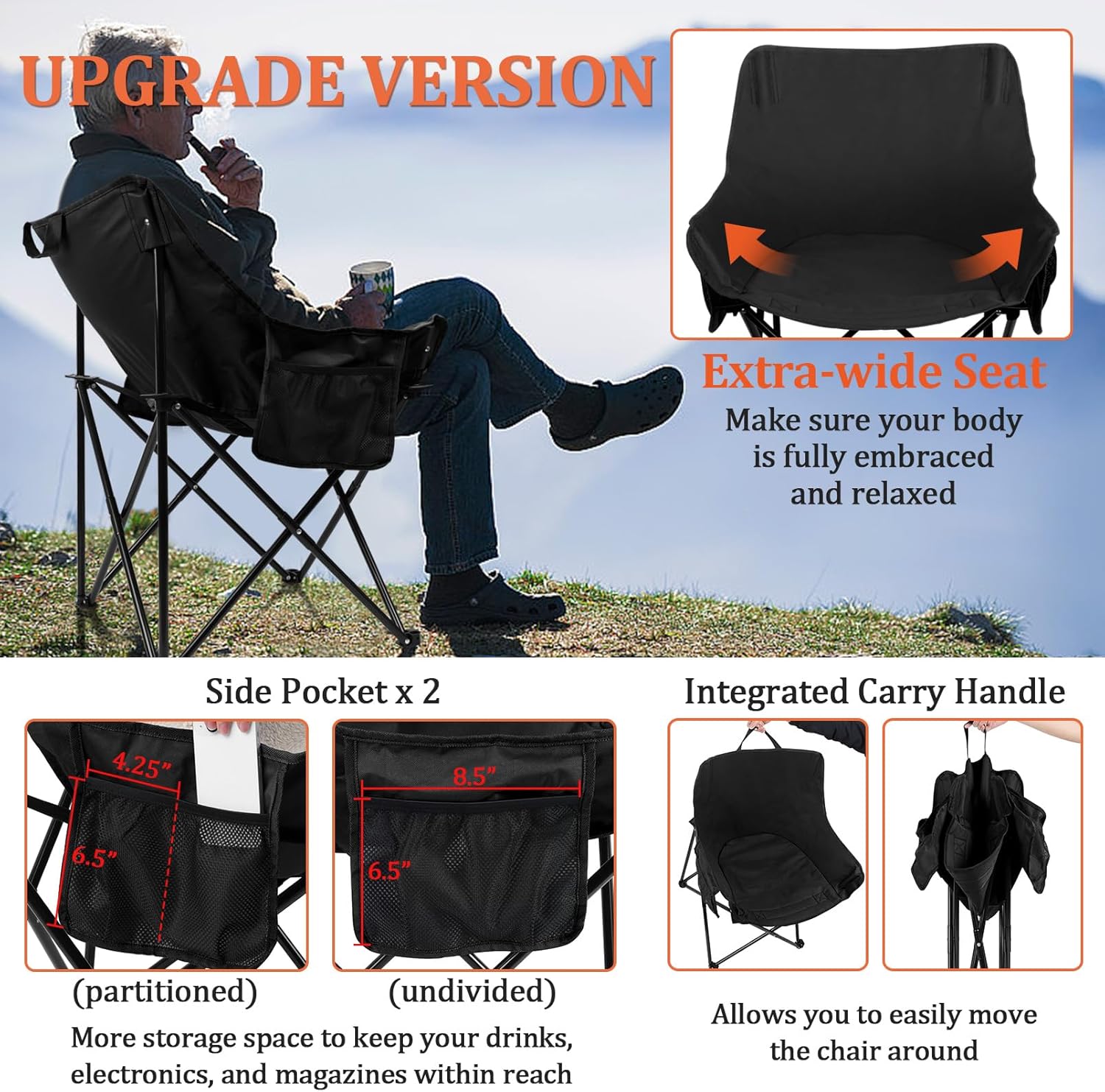 Outdoor Camping Chair for Adult