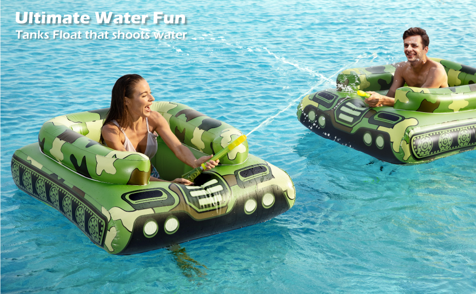 pool floats adults kids toddler pool floaties water floats pool tank shoot water toys