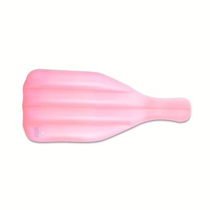 1pc Giant Inflatable Champagne Bottle Pool Float - Pink Rose Golden Accent Design