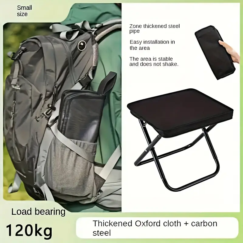 Portable Outdoor Picnic Camping Stool with Carry Bag
