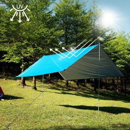 Camping Survival Sun Shelter| Tent Tarp Rain Sun Shade Hammocks Shelter Picnic Awning Cover Out Hiking Accessories